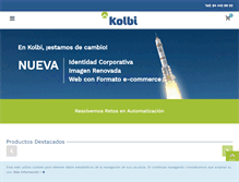 Tablet Screenshot of kolbi.es